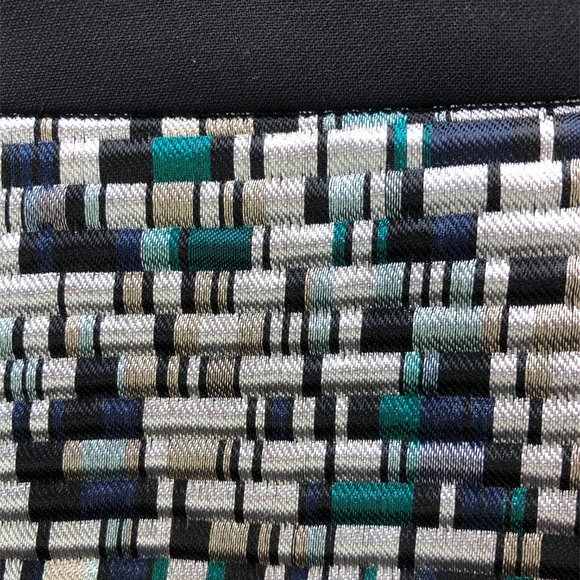 BOSS HUGO BOSS "Votina" jacquard silk blend skirt -SZ 4 - Picture 2 of 16